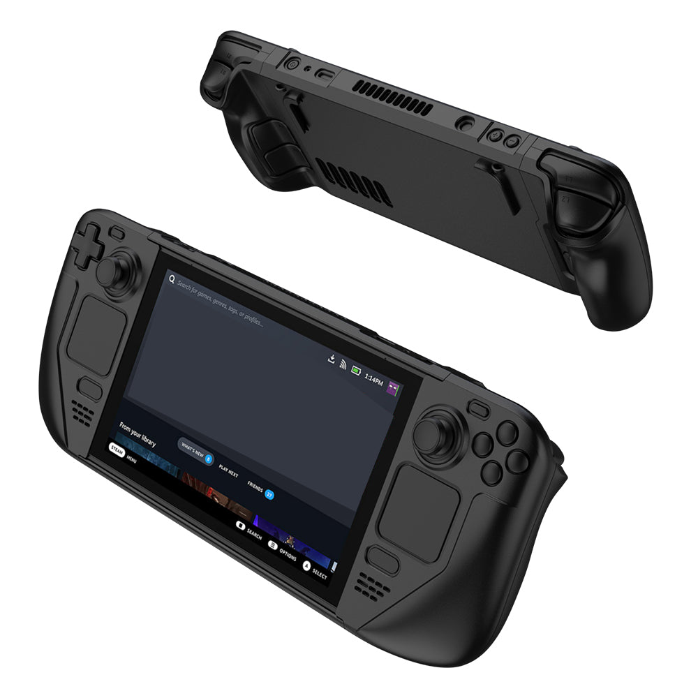 For Steam Deck Anti-Scratch Game Controller Case Shockproof Carbon Steel Protective Cover Protector For Steam Deck Anti-Scratch Game Controller Case Shockproof Carbon Steel Protective Cover Protector